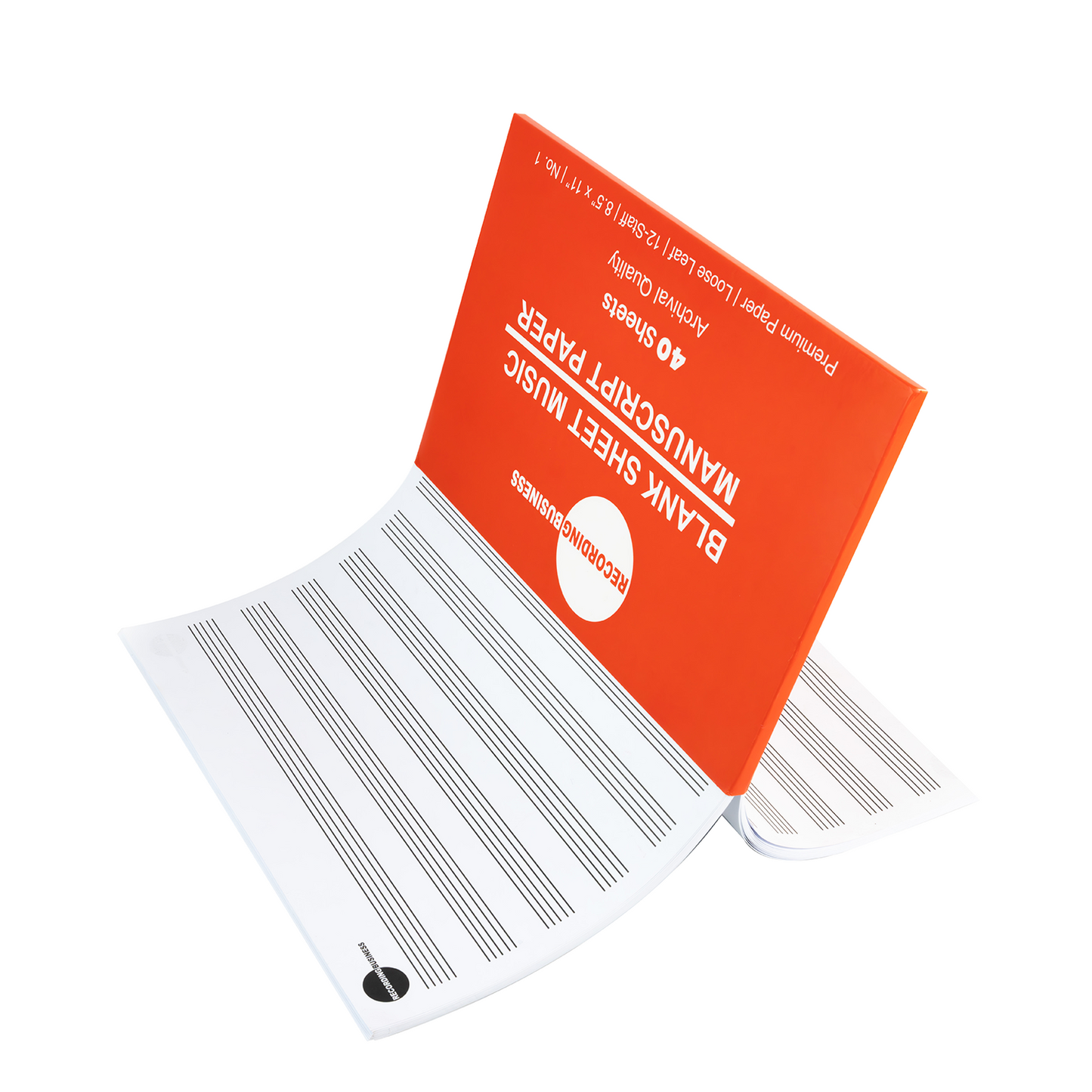 Blank sheet music paper