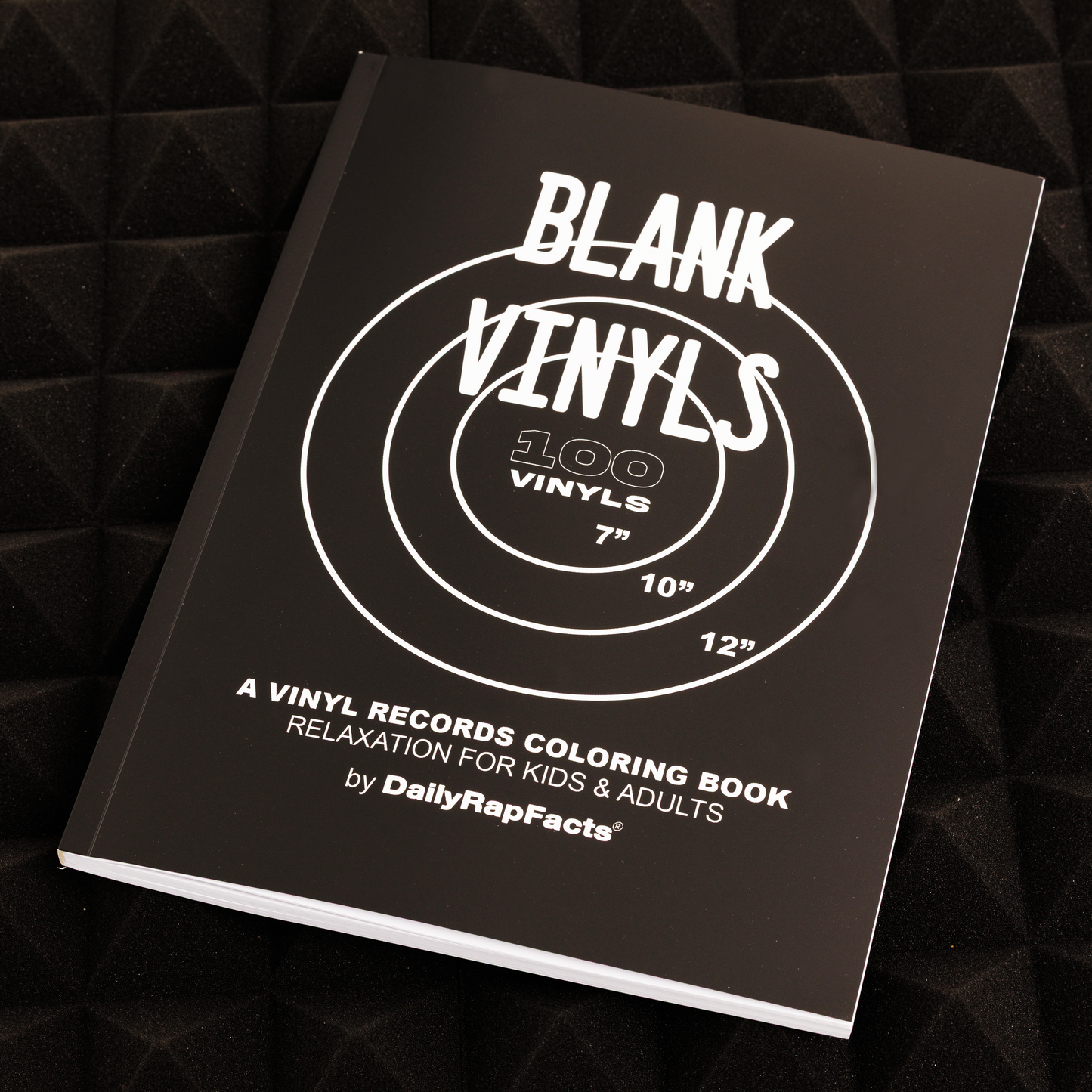 Blank Vinyls: A Vinyl Records Coloring Book