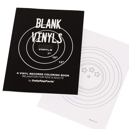 Blank Vinyls: A Vinyl Records Coloring Book