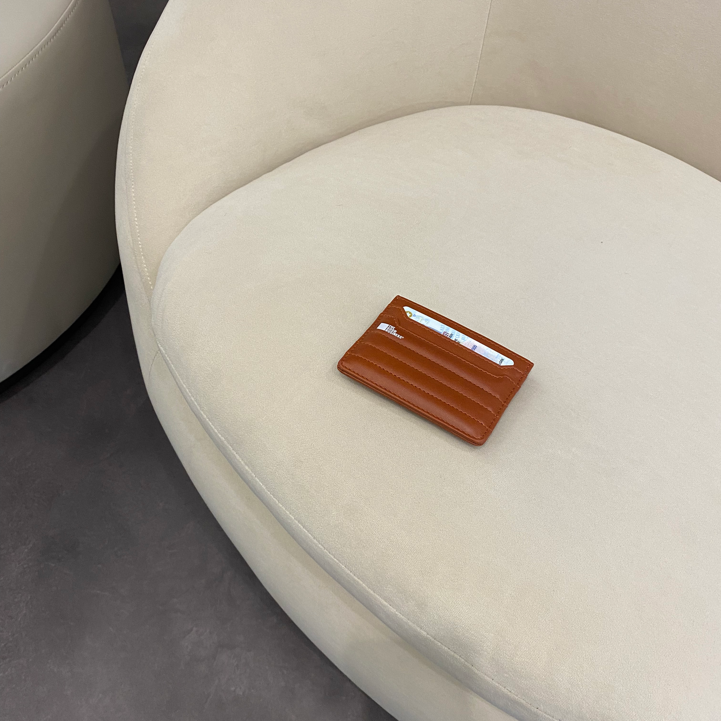 Puffer Card Holder Wallet - Chocolate (Brown)