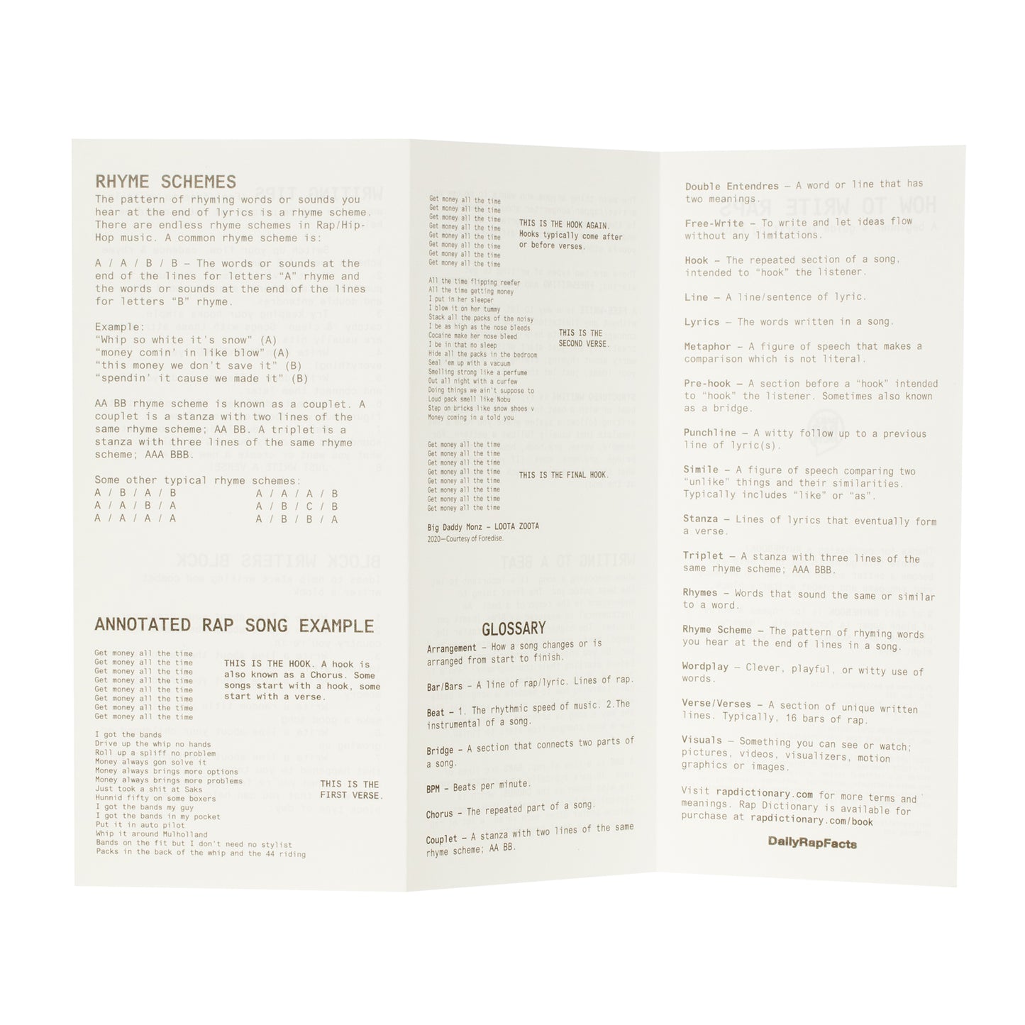 RHYMEBOOK: Songwriting Notebook (Red)