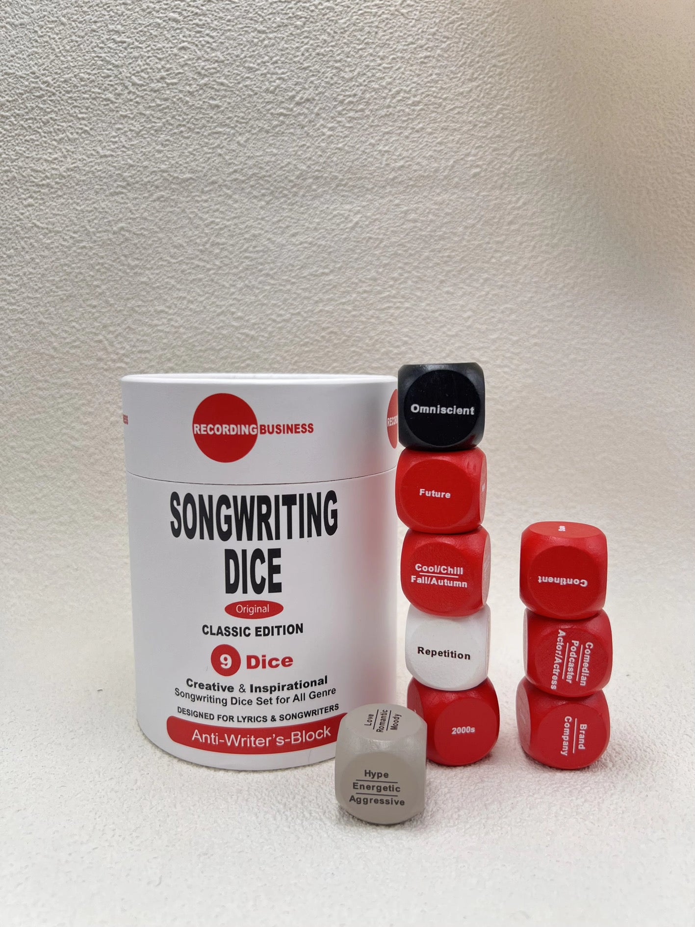 Songwriting Dice: 9 Songwriting Dice Set for all Genres