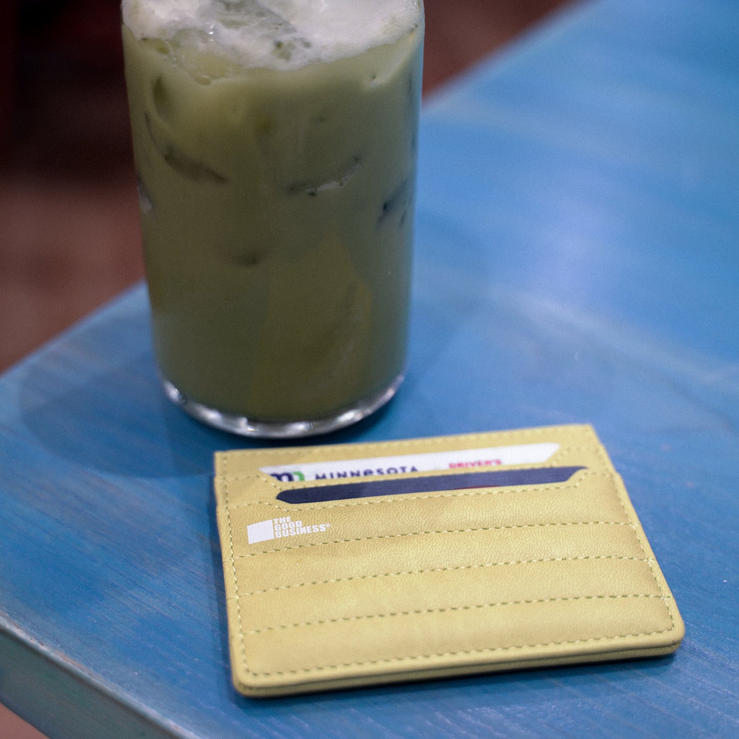 Puffer Card Holder Wallet - Matcha (Green)