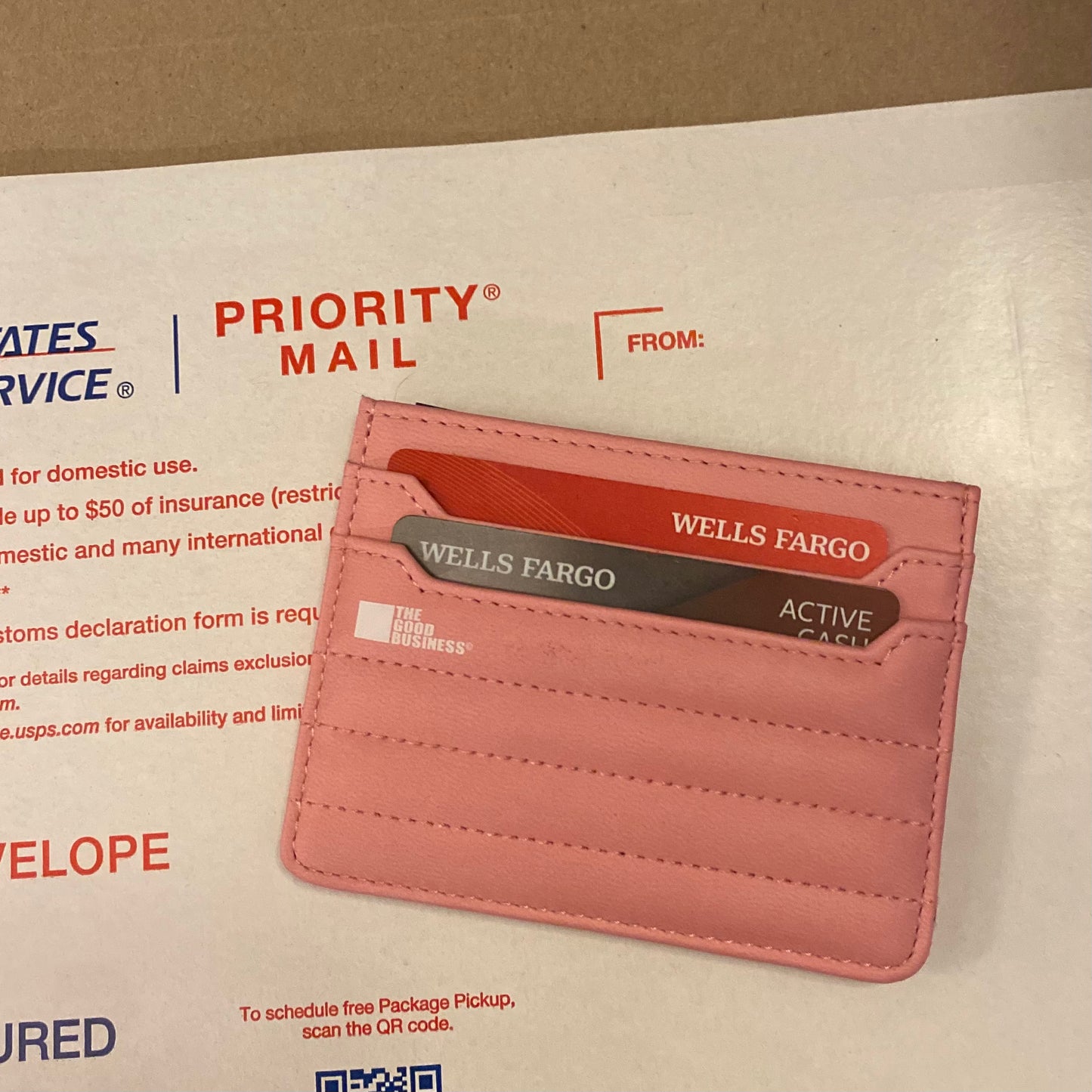 Puffer Card Holder Wallet - Cotton Candy (Pink)