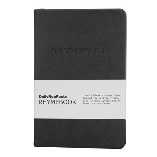 RHYMEBOOK: Songwriting Notebook (Black)