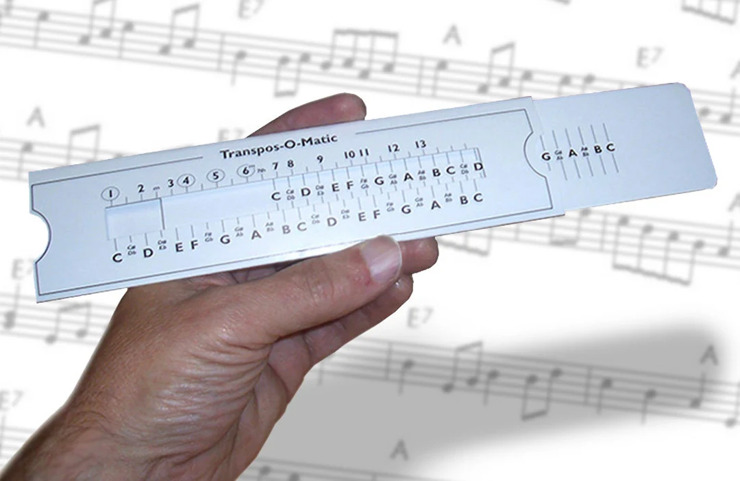 Transpos-O-Matic Music Slide Rule