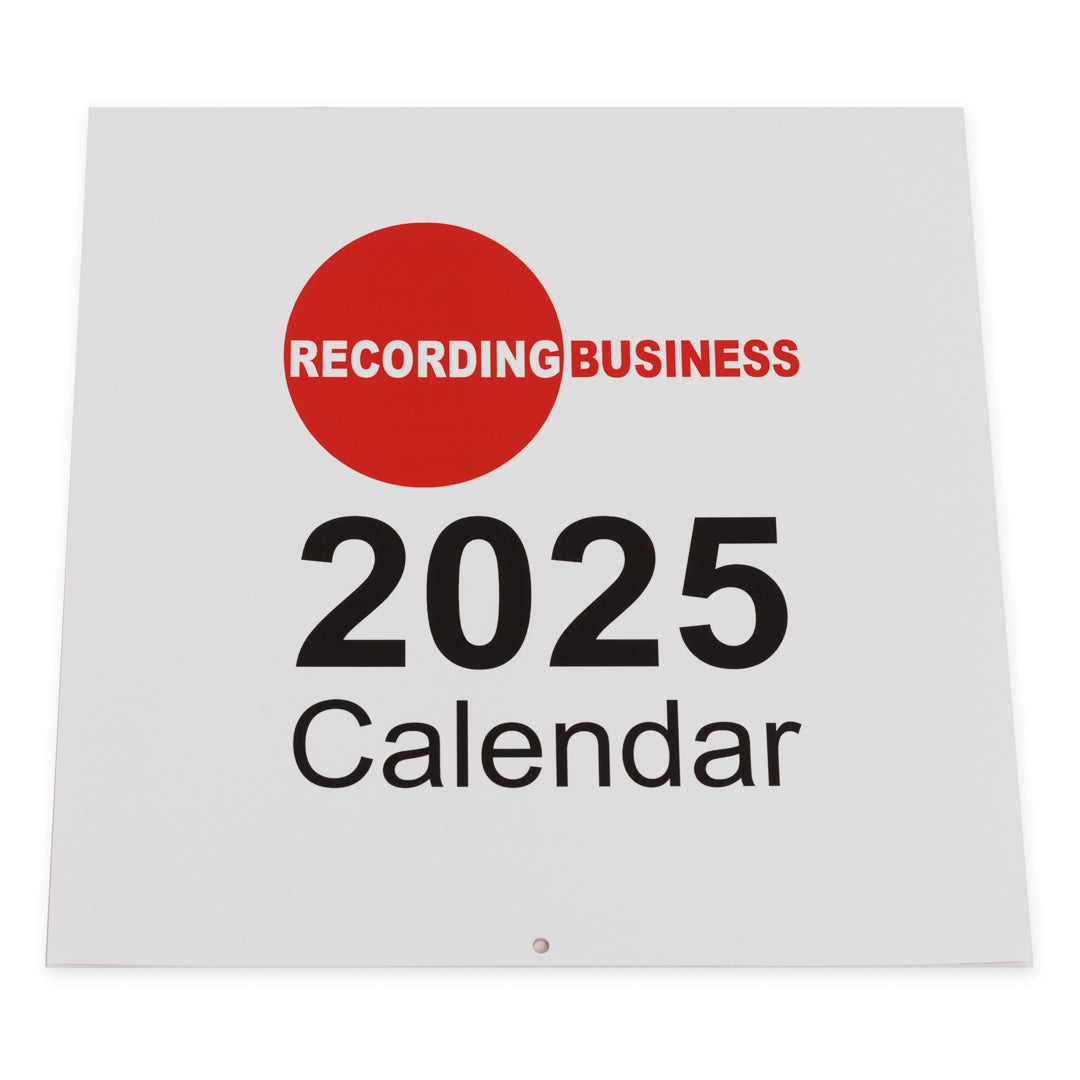 Full Product Photos Gallery: Recording Business 2025 Calendar