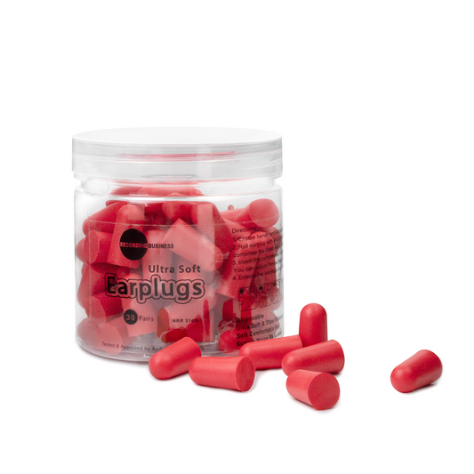 Full Product Photos Gallery: Ultra Soft Earplugs 31dB NRR (30 Pairs) in Red