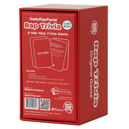 Back of Rap Trivia