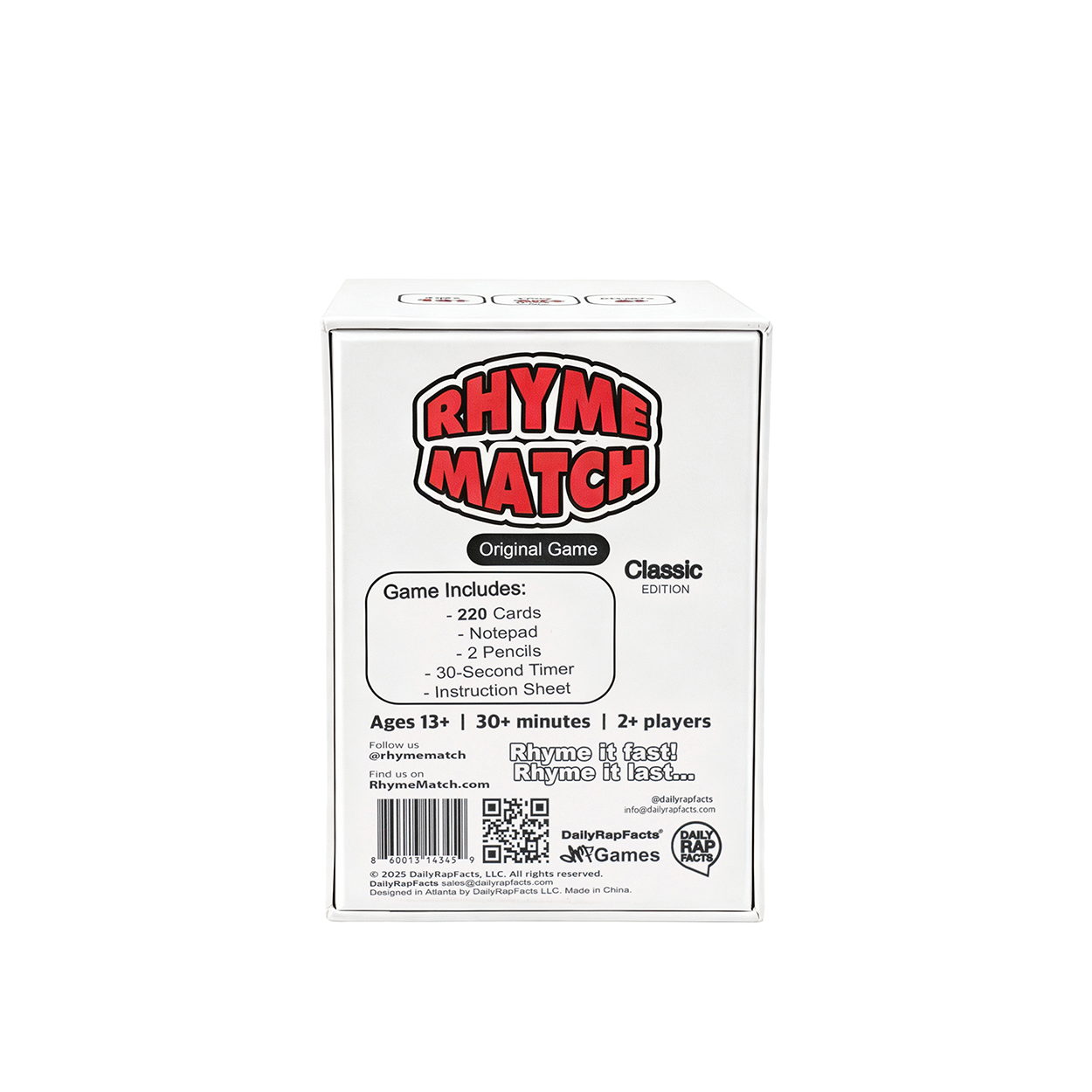 Rhyme Match: Fast Thinking Rhyming Game (Classic Edition)