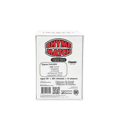 Rhyme Match: Fast Thinking Rhyming Game (Classic Edition)
