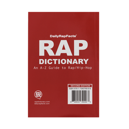 Back of Rap Dictionary Second Edition