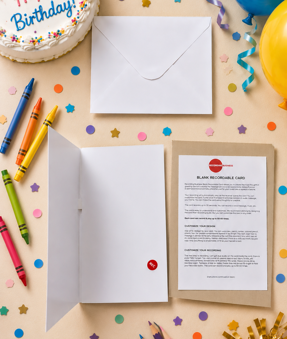 Blank Recordable Card