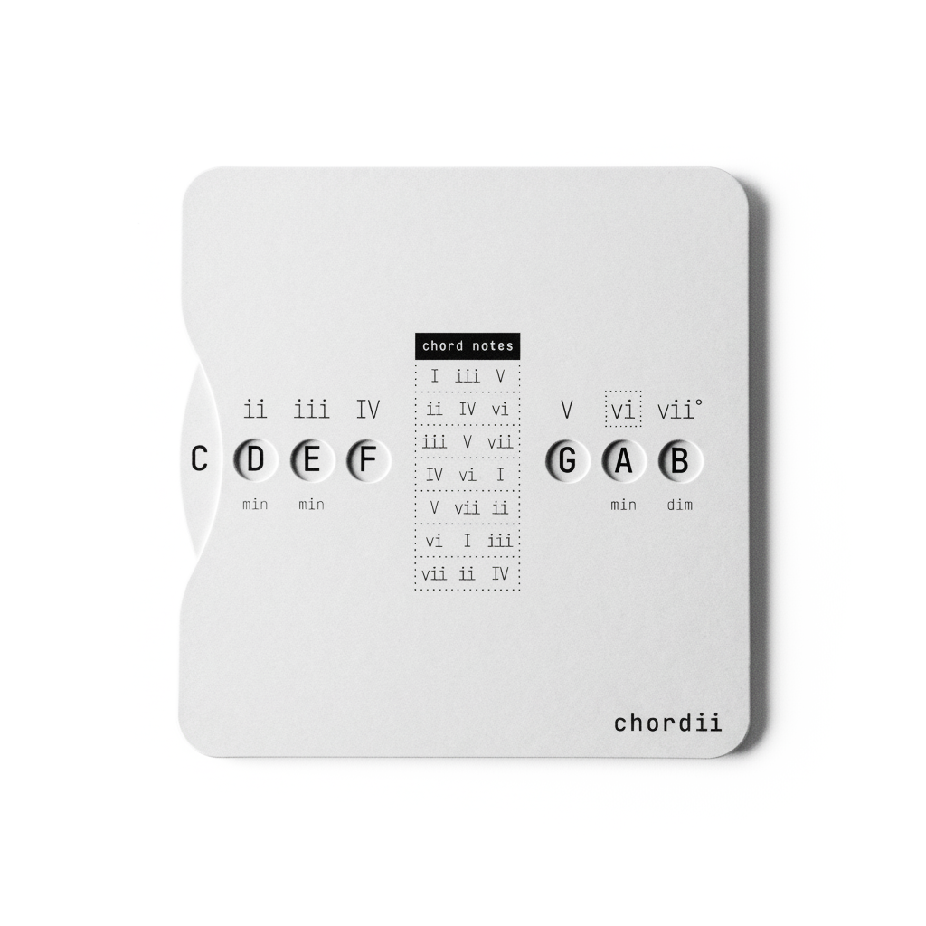 Chordii - Roman Numeral (Chord Finder Music Theory Wheel)