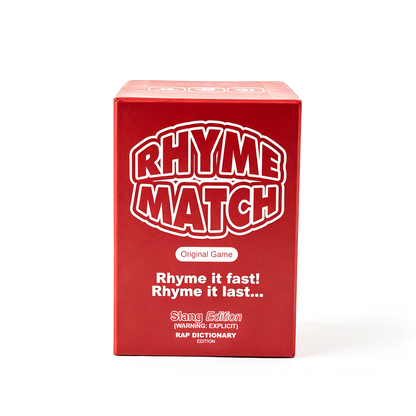 Rhyme Match: Fast Thinking Rhyming Game (Rap Dictionary/Slang Edition)