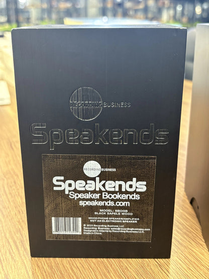 Speakends - Speaker Bookends Phone Amplifier - Black (Set of 2)