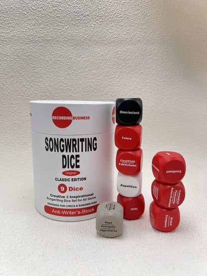 Songwriting Dice: 9 Songwriting Dice Set for all Genres