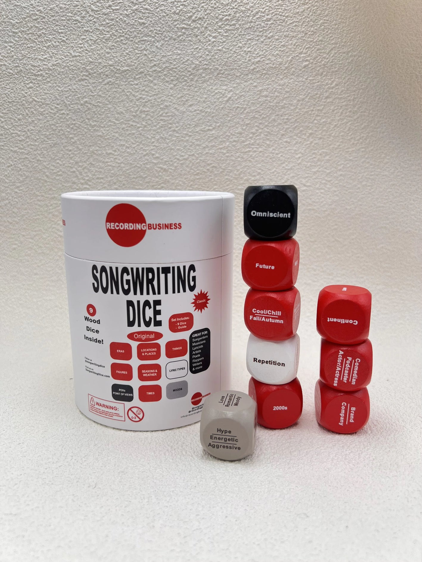 Songwriting Dice: 9 Songwriting Dice Set for all Genres