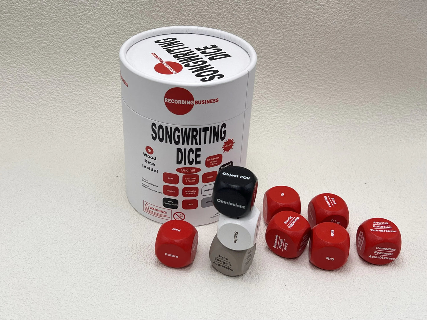 Songwriting Dice: 9 Songwriting Dice Set for all Genres
