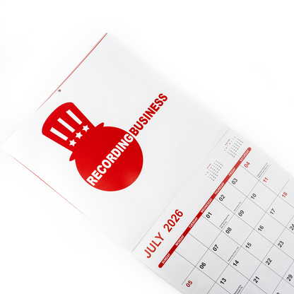 Recording Business 2026 Music Industry Calendar