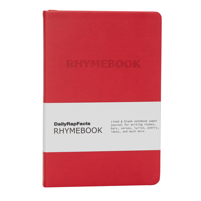 RHYMEBOOK: Songwriting Notebook (Red)