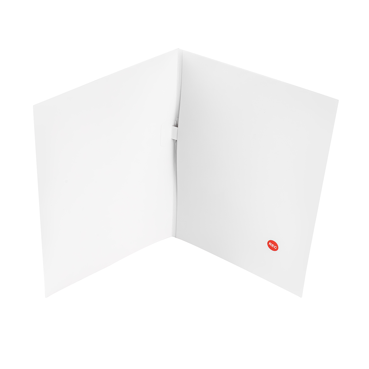 Blank Recordable Card opened