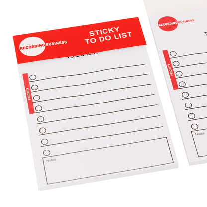 Sticky To Do List Notepad