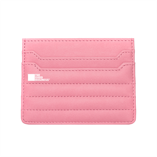 Puffer Card Holder Wallet - Cotton Candy (Pink)