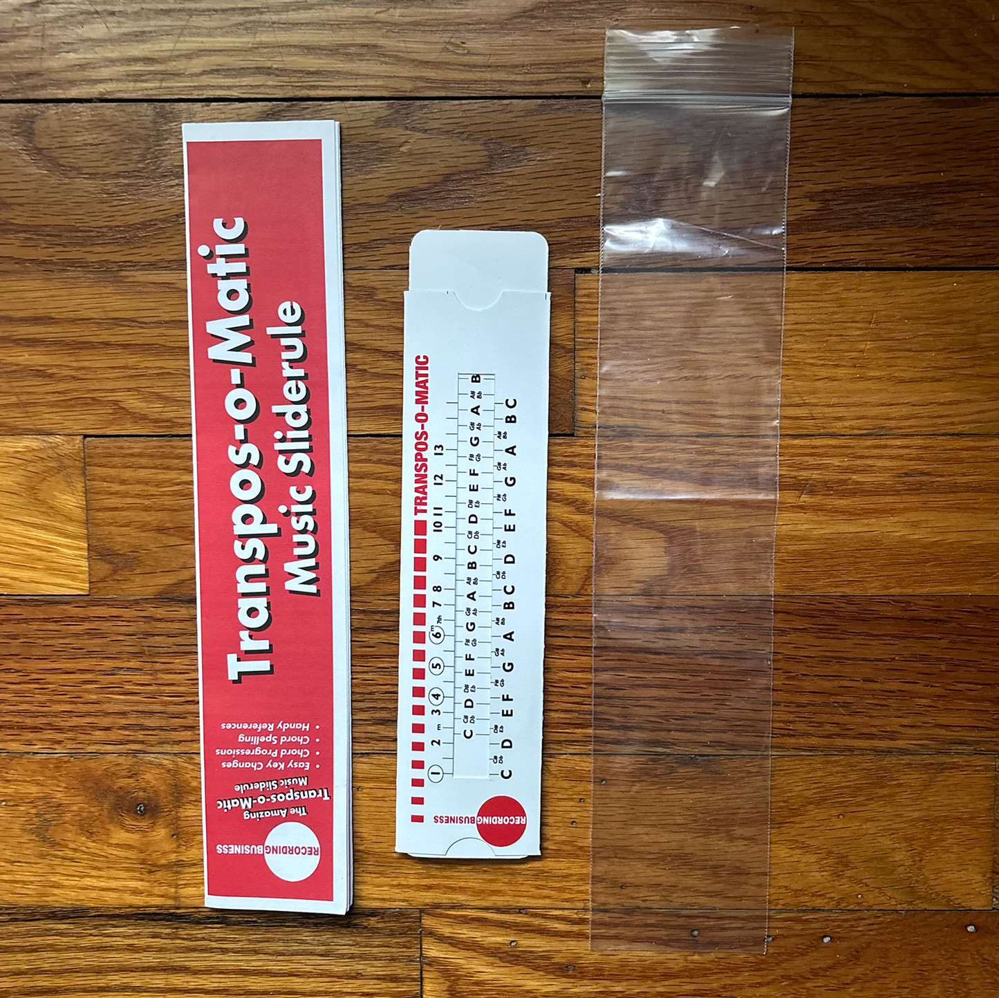Transpos-O-Matic Music Slide Rule