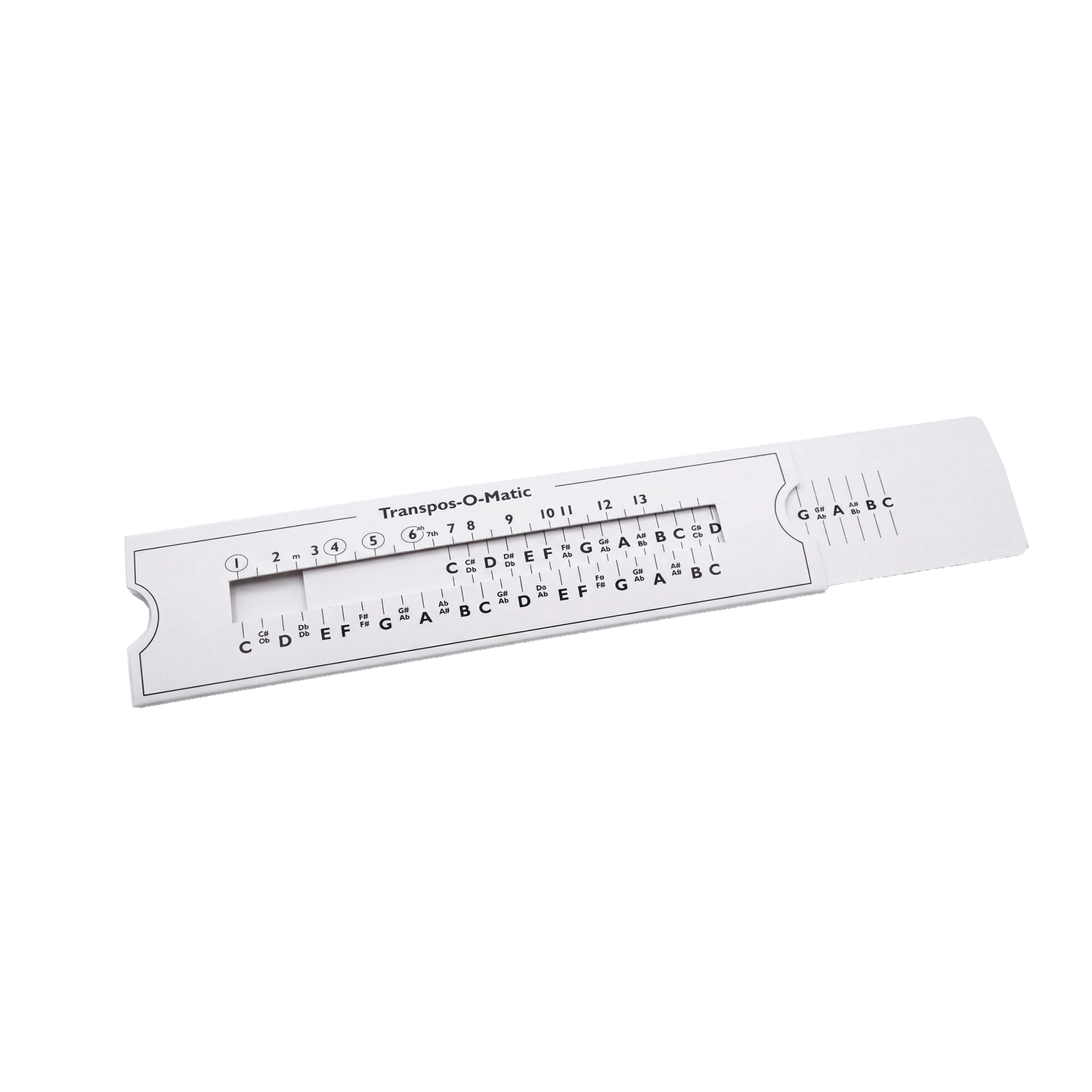 Transpos-O-Matic Music Slide Rule