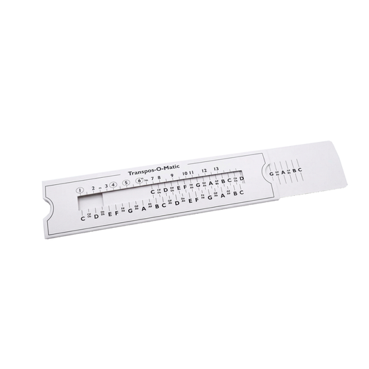 Transpos-O-Matic Music Slide Rule